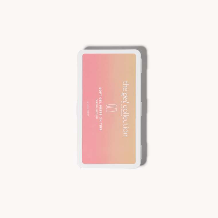 Soft Gel Press On Tipper • Coffin Medium (600 pcs)