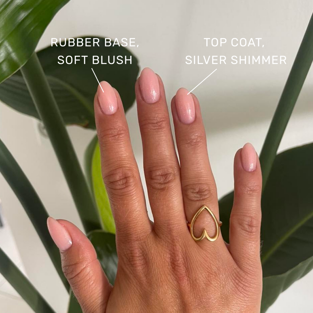 Top Coat No Wipe • Silver Shimmer • 21FREE