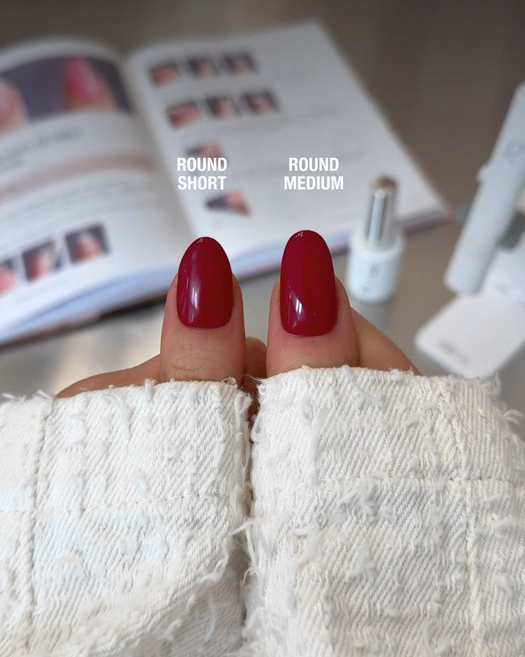 Gel Tips • Round Medium (360 pcs) • The Gel Collection