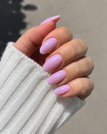 Gel Polish 126 Late Reply on nails
