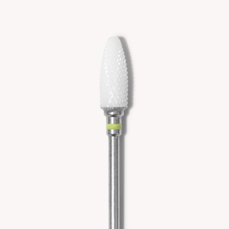Ceramic Bit • Oval • Extra Fine Yellow • Two Way