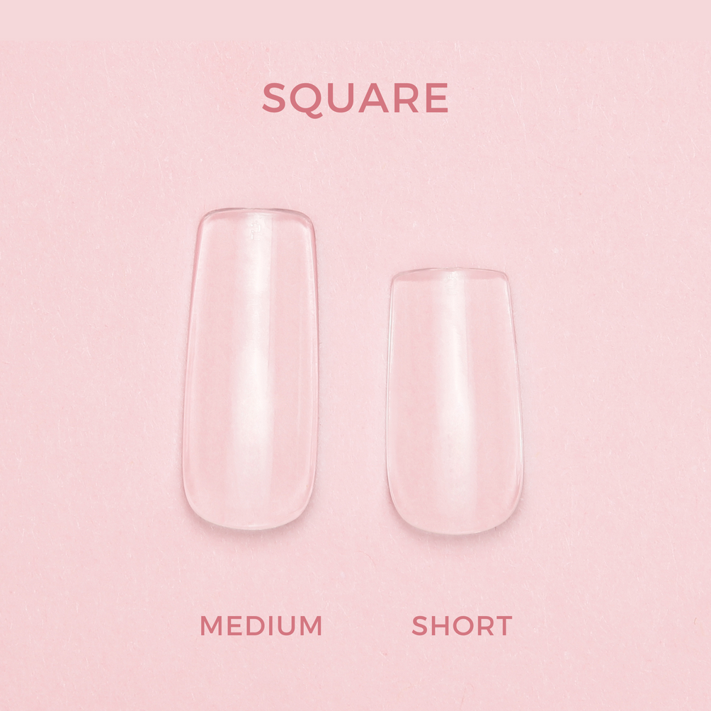 Soft Gel Press On Tipper • Square Short (600 pcs)