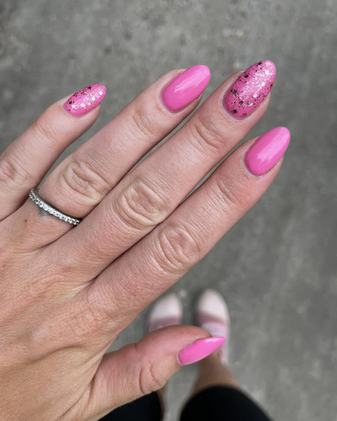 542 Tickle Me Pink + 785 Rose Gold Rush 