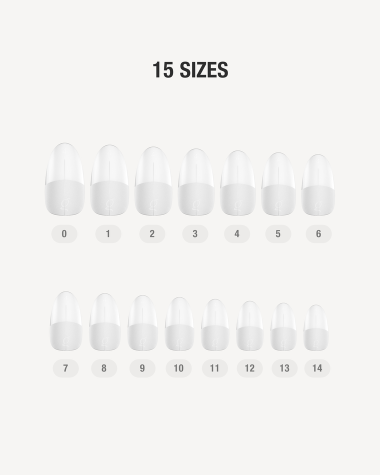 Gel Tips • Round Short (360 pcs) • The Gel Collection
