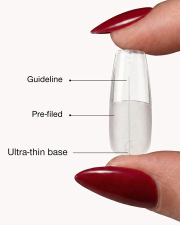Gel Tips USP – guideline, pre-filed, ultra-thin base