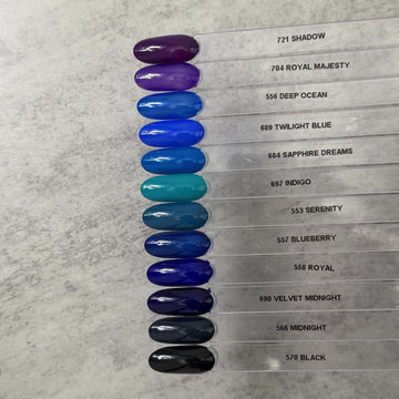 Gel Polish • 690 Velvet Midnight (semi-transparent)• 21FREE