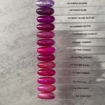 Gel Polish • 536 Glitter Lipstick (transparent) • 21FREE